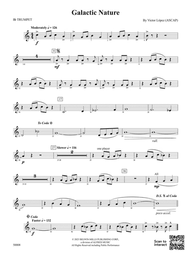 Galactic Nature: 1st B-flat Trumpet