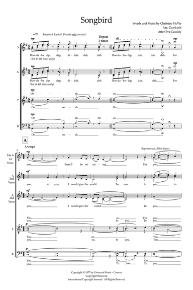 Songbird (arr. Sam Burns)
