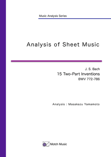 Bach: 15 Two-Part Inventions BWV 772-786 (music analysis)