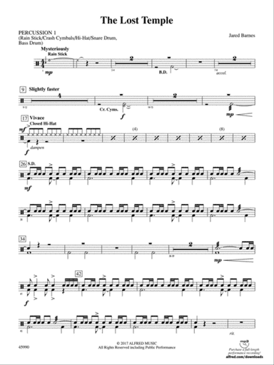 The Lost Temple: 1st Percussion