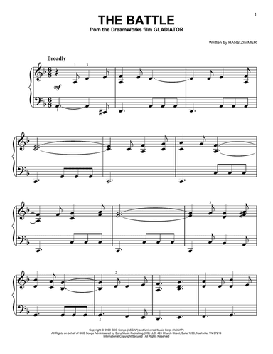 The Battle (from Gladiator)