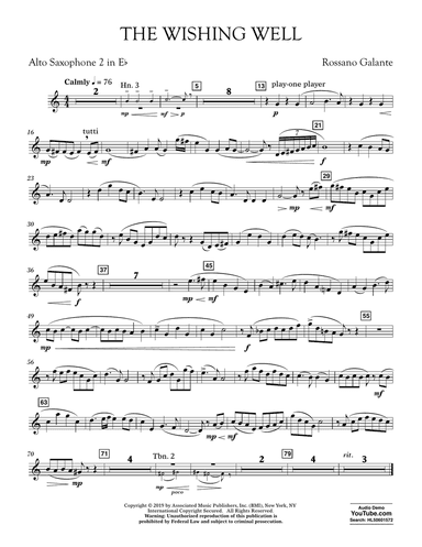The Wishing Well - Eb Alto Saxophone 2