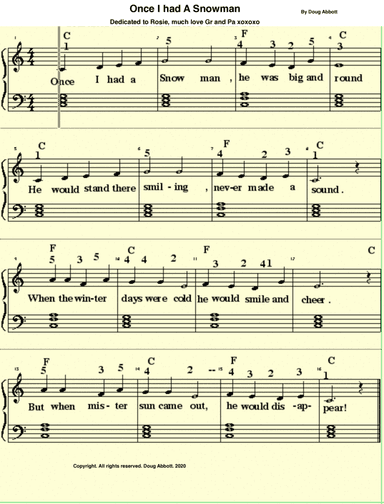 Once I Had A Snowman