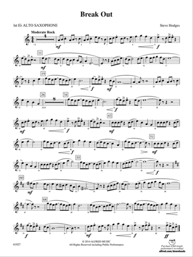 Break Out: E-flat Alto Saxophone
