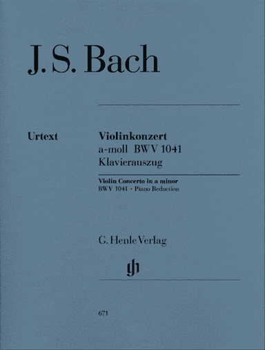 Concerto for Violin and Orchestra in A minor BWV 1041