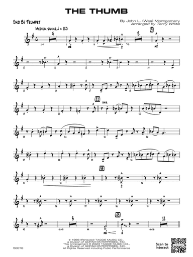 The Thumb: 2nd B-flat Trumpet