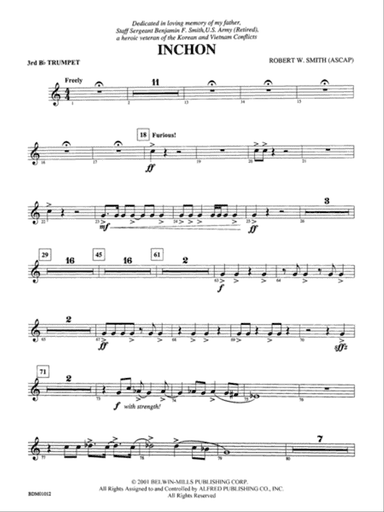 Inchon: 3rd B-flat Trumpet