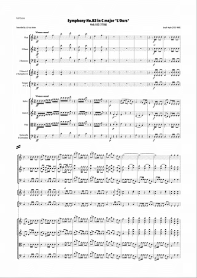 Haydn - Symphony No.82 in C major, Hob.I:82 "L'Ours"