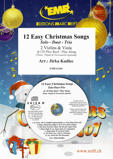 12 Easy Christmas Songs