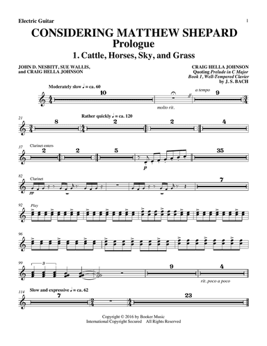 Considering Matthew Shepard - Guitar