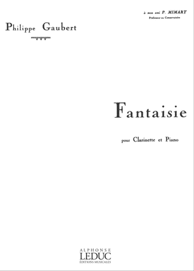Fantasy for Clarinet and Piano