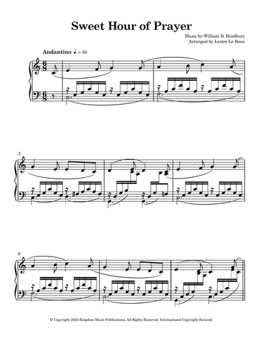 Sweet Hour of Prayer