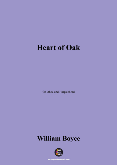 Boyce-Heart of Oak,for Oboe and Harpsichord
