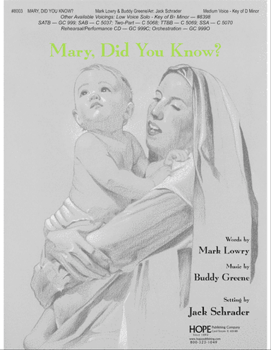 Mary, Did You Know? Solo