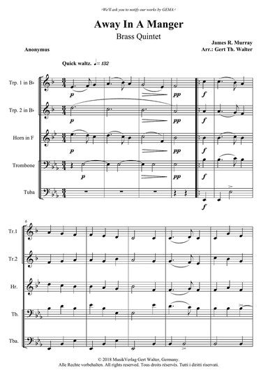 Away In A Manger (1st. version)