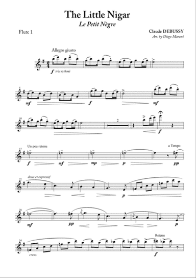 The Little Nigar for Flute Quartet