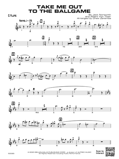 Take Me Out to the Ballgame: Flute