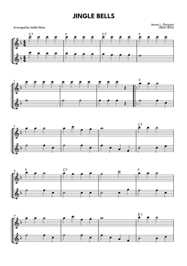 Jingle Bells - Flute Duet