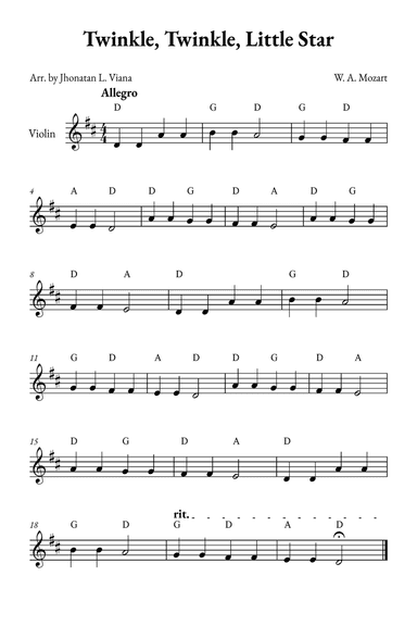 Twinkle, Twinkle, Little Star