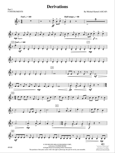 Derivations: Part 3 - F Instruments