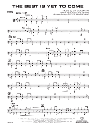 The Best Is Yet to Come: Drums