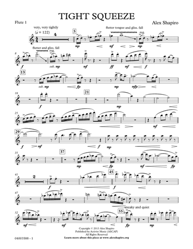 Tight Squeeze - Flute 1