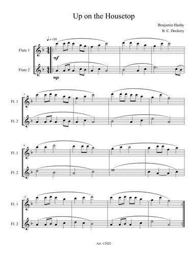 Up on the Housetop (Flute Duet)