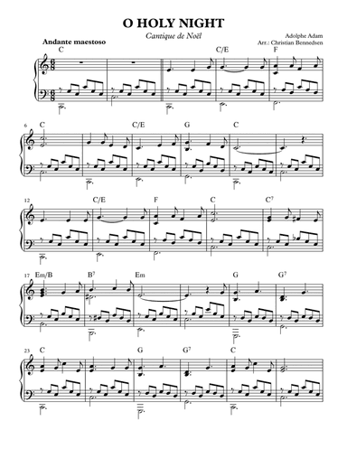 O Holy Night (Cantique de Noël)