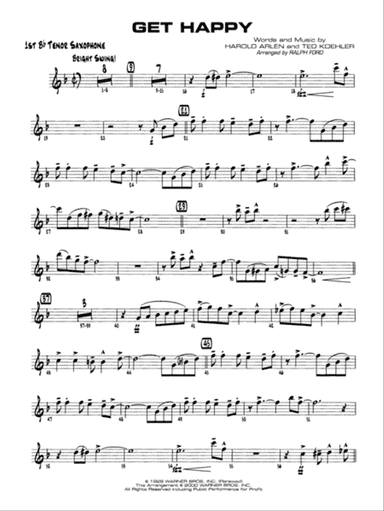 Get Happy: B-flat Tenor Saxophone
