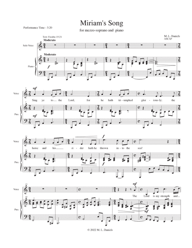 Miriam's Song