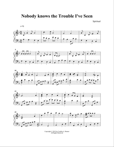 Nobody Knows the Trouble I've Seen