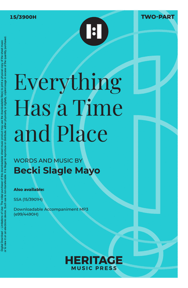 Everything Has a Time and Place