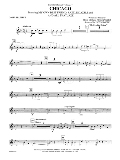 Chicago! (from the Musical Chicago!): 2nd B-flat Trumpet