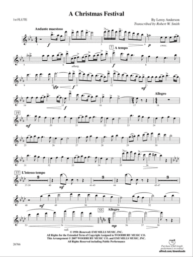 A Christmas Festival: Flute