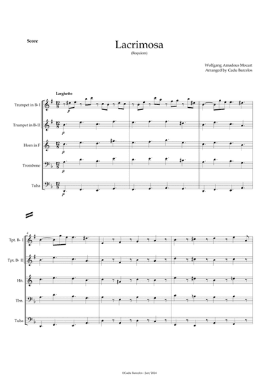 Lacrimosa (Brass Quintet)