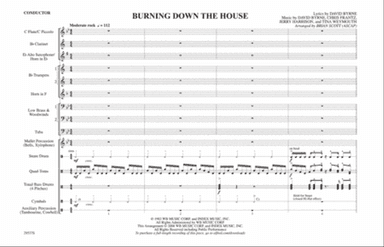 Burning Down the House: Score
