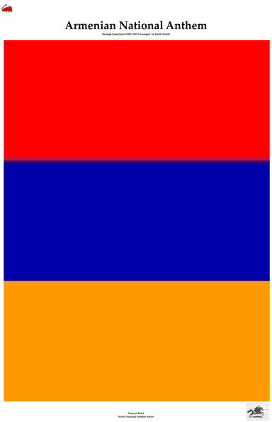 Armenian National Anthem for Concert/Wind Band