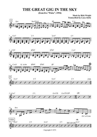 The Great Gig In The Sky