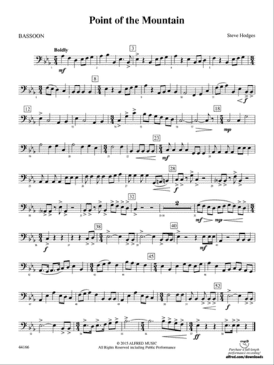 Point of the Mountain: Bassoon