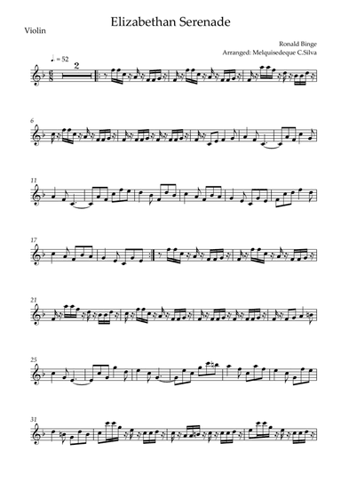 Elizabethan Serenade