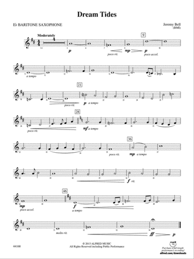 Dream Tides: E-flat Baritone Saxophone