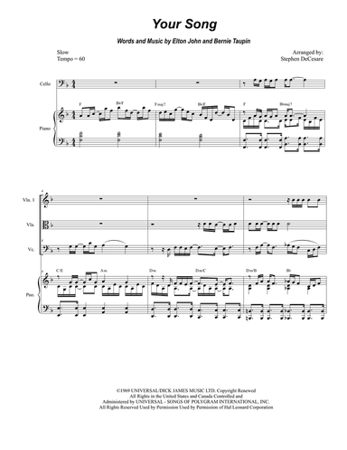 Your Song