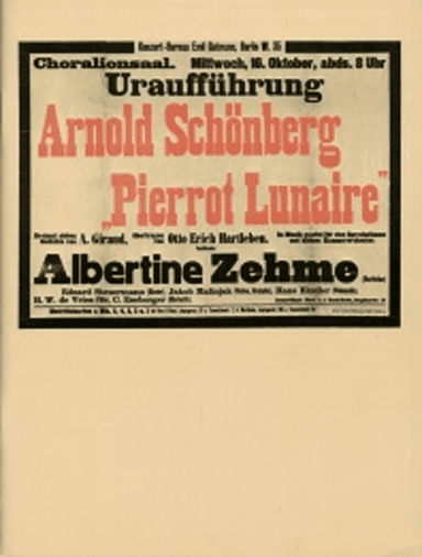 Pierrot Lunaire, Op. 21