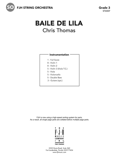 Baile de Lila: Score