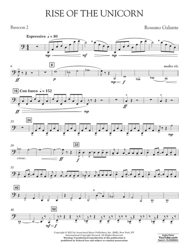 Rise of the Unicorn - Bassoon 2