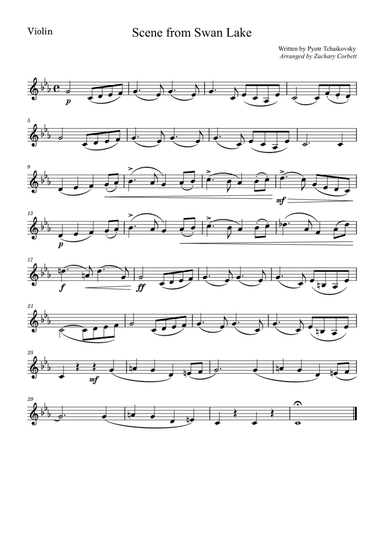 Scene from Swan Lake