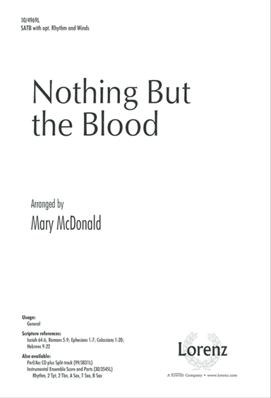 Nothing but the Blood