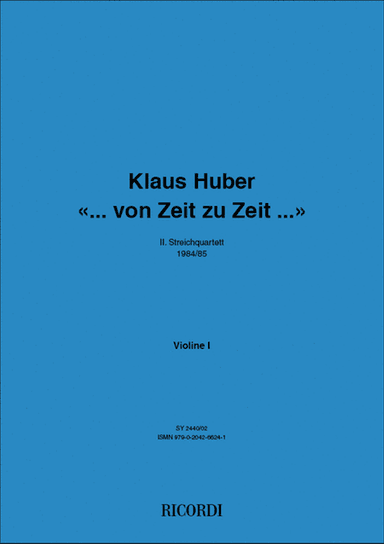 ... von Zeit zu Zeit ...