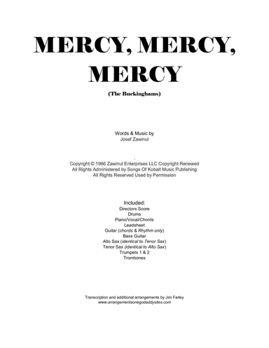 Mercy, Mercy, Mercy