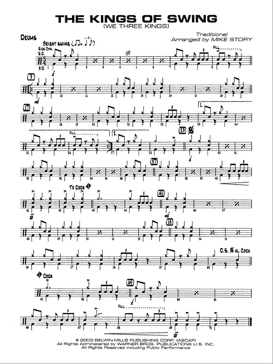 The Kings of Swing (We Three Kings): Drums